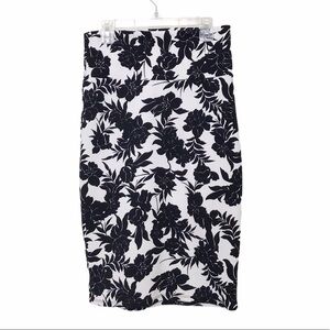 Lularoe Floral Stretch Pencil Skirt